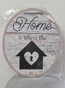 Zawieszka na ścianę z napisem ozdobna 