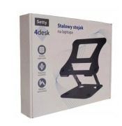 Setty Regulowany Stalowy stojak podstawka uchwyt stolik na laptopa tablet