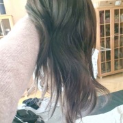 Peruka Lace Front 18" chocolate brown - 100% Prawdziwe Włosy