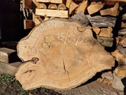 CZEREŚNIA 75/54/7,5cm Wysuszony Plaster Drewna Blat Stolik Żywica DIY 