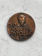 Medal Pamiątkowy – ks. Jerzy Popiełuszko – Zło Dobrem Zwyciężaj – 1984