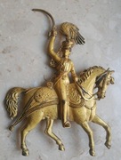 Aplikacja brąz pozłacany husar