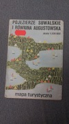 Mapa turystyczna Pojezierze Suwalskie i równina Augustowska 1981