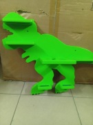 Półka na zabawki regał dinozaur 60 x 45 Nowa
