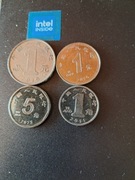 CHINY 4 MONETY RÓŻNE