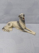 Figurka porcelanowa pies chart Zagórski i syn 