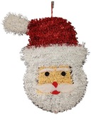 Mikołaj Led, ozdoba świąteczna, ozdoba wisząca LED, zawieszka mikołaj