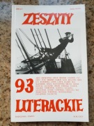Zeszyty Literackie nr 93 Wiosna 2006 O podróżowaniu