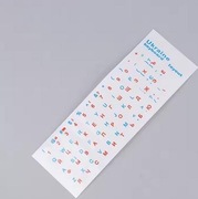 Naklejki na klawiaturę cyrylica ukraińskie kolorowe Białystok