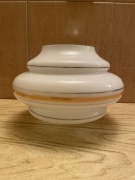 Klosz do lampy klasycznej szklany vintage PRL