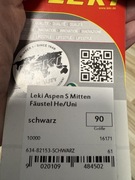 Rękawiczki skórzane ciepłe Leki model Aspen /co Fus Mit rozmiar 9, Tigers