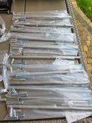 Uchwyt meblowy reling GAMET RE29 192mm srebrny mat