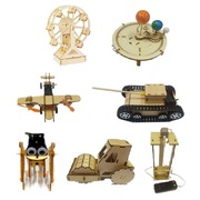 Drewniane Puzzle Edukacyjne Zestaw Modeli 7 szt.