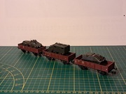 Eszelon Roco H0, wagony towarowe z pojazdami wojskowymi