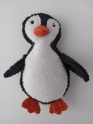 MASKOTKA "PINGWINEK" FILC RĘKODZIEŁO