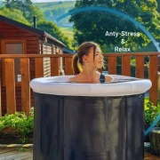 Beczka Wanna lodowa do morsowania 75x80cm z pokrywą