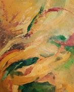 Obraz olejny 81x100cm "Słońce"