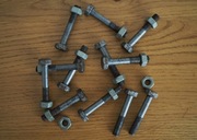 Śruba M10 + nakrętka 12 sztuk