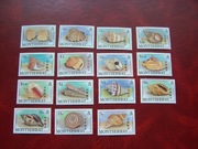 Montserrat 1989 MNH Fauna Życie Morskie Ślimaki Muszle