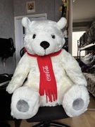 Pluszowy świąteczny miś coca-cola 80cm