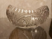 Mała kryształowa żardiniera PRL