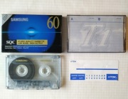 Kasety magnetofonowe Samsung C60 i C90 (Zestaw z 2 sztuk)