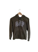 GAP oliwkowe zip hoodie, rozmiar M, stan bardzo dobry