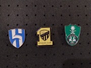 Kluby Arabia Saudyjska Al-Hilal Al-Ittihad Al-Ahli przypinki piny wpinki