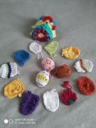 Szydełkowe koszulki na jajka Wielkanoc 