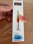 Mepps AGLIA DECOREES miedziana / czerwone kropki nr 4