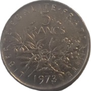 Francja 5 franków z 1973 roku - OBEJRZYJ MOJĄ OFERTĘ