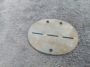 Czysty / Nie wybity - Nieśmiertelnik Niemieckiego Żołnierza - WH. 