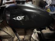 Zbiornik bak paliwa WSK Wsk wsk czarny odmalowany czysty w środku 