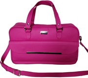 Damska torba, duża, różowa, na ramię, skóra eko