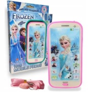 TELEFON DOTYKOWY KRAINA LODU ELSA Interaktywny dla dzieci smartfon + smycz