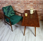 Odnowiony fotel PRL. Lisek typ 300-190. Retro, Vin