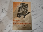 Folder, prospekt - Ihagee Rollfilm-Kamerass - j. n