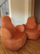 Fotele pomarańczowe cena za komplet 2 szt.