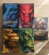 Eragon Christopher Paolini tomy 1,2,3,4 plus Widelec Wiedźma i smok