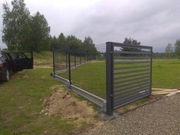 Montaż ogrodzenia panelowego panelowe panel paneli