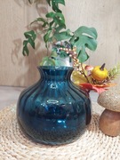 Wazon ciemno niebieski Glass Art MK