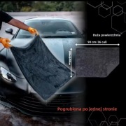 Wysokiej jakości ręcznik do wycierania auta z mikrofibry 90x60 cm