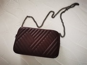 Jenny fairy, burgundowa torebka na łańcuszku 