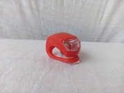 Lampka rowerowa czerwona tył do roweru mała sylikonowa