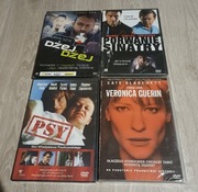 Filmy DVD. Cztery filmy, NOWE, w folii.  Likwidacja kolekcji