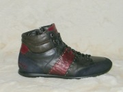 LA MARTINA Marino Bordeaux Sneakers - BUTY SKÓRA - rozm. 42 - JAK NOWE !!!