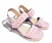 Sandały damskie Marco Tozzi - Rozmiar 40, Liliowe, na wygodnym koturnie