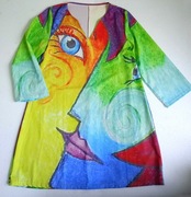 Sukienka tunika z obrazem Pablo Picasso
