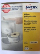 Etykiety Avery A50722400 adresowe białe 89x36mm (op.220etyk.) - do Dymo