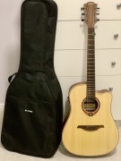 Gitara elektroakustyczna LAG T70DCE + dodatki